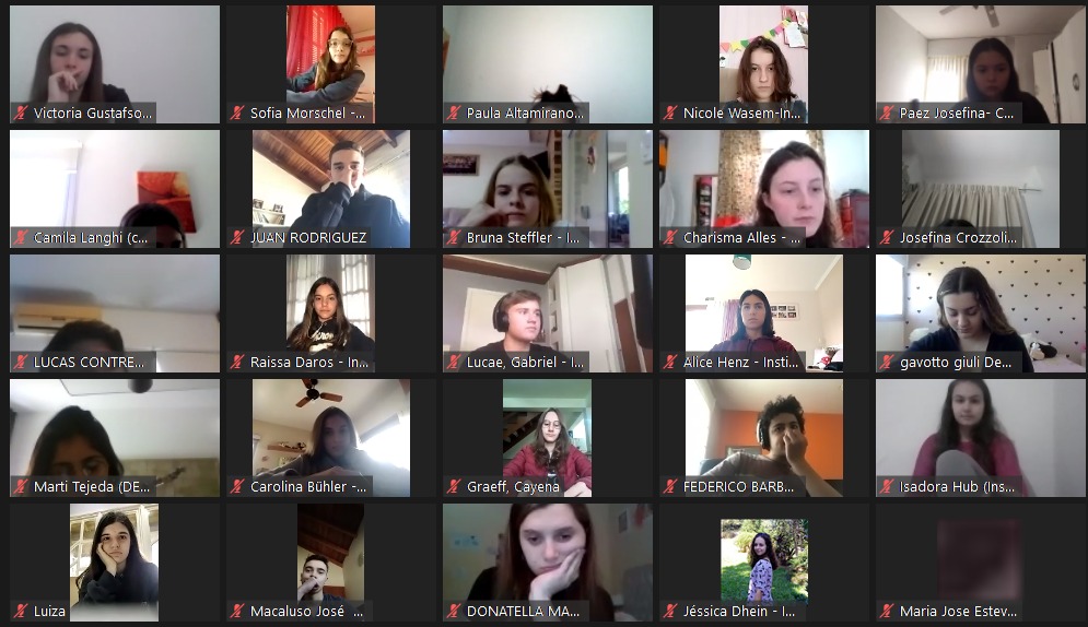 Intercâmbio virtual reúne estudantes do Instituto Ivoti e de Córdoba