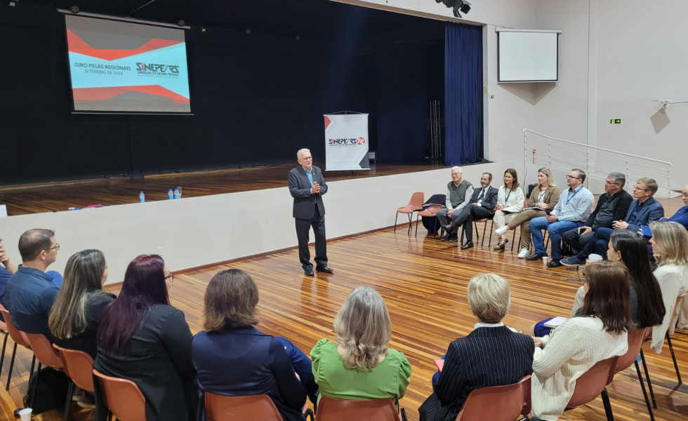 SINEPE/RS realiza Reuniões nas Regionais neste mês
